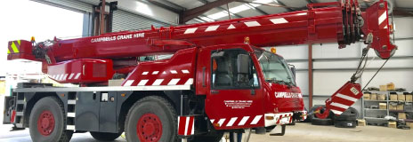 Campbells Crane Hire Services based in Oldham, Greater manchester.
